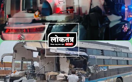 बिजासन खड़े ट्राले में जा घुसी यात्री बस जानिए कब और कैसे हुई घटना