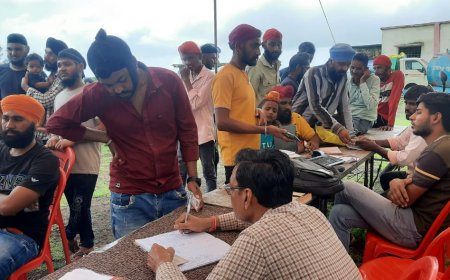 पलसूद  रोजगार मेले का हुआ आयोजन  सिकलीगार समाज के 18 युवाओं का हुआ चयन