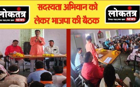 बड़वानी सदस्यता अभियान को लेकर भाजपा की 22 मंडलों में बैठक