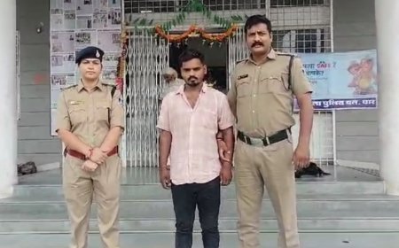 पीथमपुर बलात्कार के मामले में 2 माह से फरार आरोपी गिरफ्तार