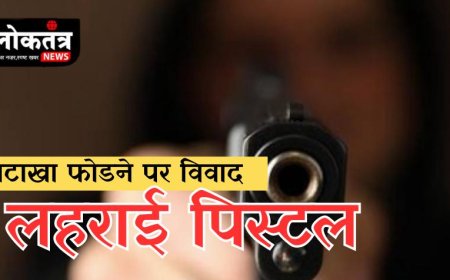 भोपाल पटाखे फोड़ने के बाद पर विवाद मां बेटे से मारपीट लहराई पिस्टल घटना सीसीटीवी में कैद