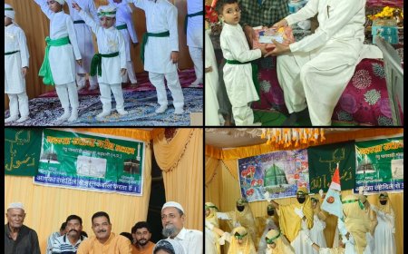 बड़वानी मदरसा गरीब नवाज का सालाना जलसा संपन्न 40 बच्चों ने दी प्रस्तुति