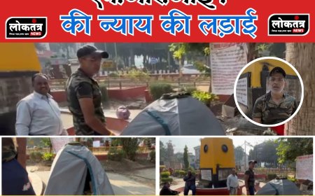 इंदौर एनआरआई की न्याय की लड़ाई  6 दिनों से जारी भूख हड़ताल