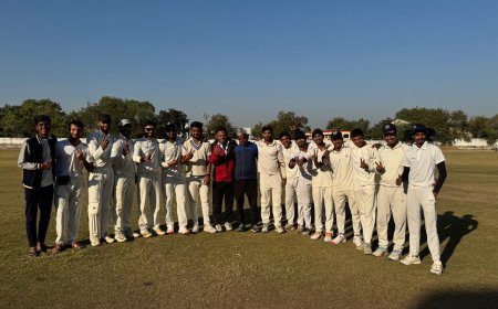 बड़वानी ने झाबुआ को हराकर किया क्रिकेट टूर्नामेंट के  सेमीफाइनल में प्रवेश