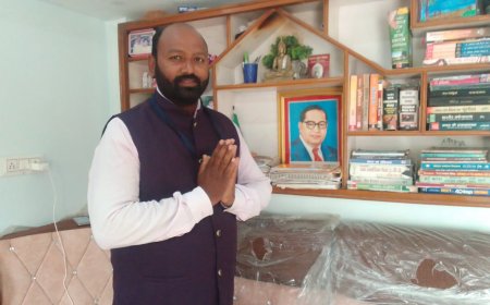 सेंधवा अमित शाह की बाबा अंबेडकर को लेकर टिप्पणी से आहत बहुजन  समाजवादी पार्टी के जिला प्रभारी नहीं मनाएंगे अपना जन्मदिन, सोशल मीडिया पर करी अपील