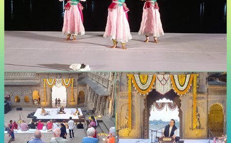 महेश्वर तीन दिवसीय नदी महोत्सव का हुआ आगाज गजल सहित क्लासिकल कत्थक ने बांधा दर्शकों के बीच समा