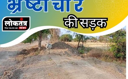 सिरोंज - नियमों को ताक पर रखकर हो रहा सडक का निर्माण, जिम्मेदारों की अनदेखी और मिलीभगत