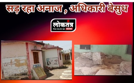 बुरहानपुर- आंखे मूंदे बैठे अधिकारियों को नही दिखा सड़ रहा अनाज, ग्रामीण ने वीडियो बनाया तब मचा हड़कंप