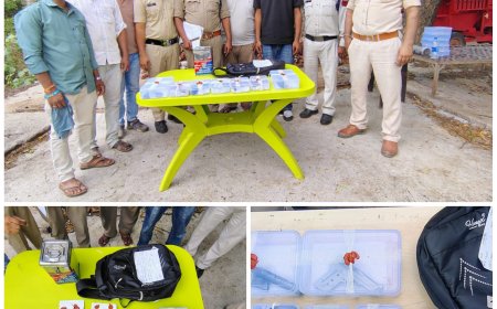 बड़वानी पुलिस की बड़ी कार्रवाई, अंतर्राज्यीय हथियार तस्कर गिरफ़्तार, पिस्टल, कट्टा, कारतूस बरामद