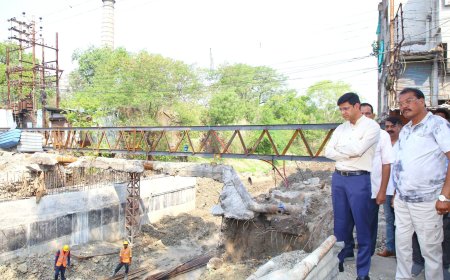 इंदौर -पाटनीपुरा से मालवा मिल तक पुल निर्माण से आवागमन होगा सुगम