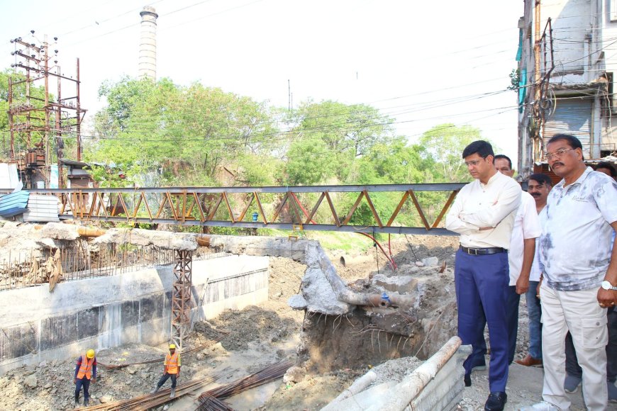 इंदौर -पाटनीपुरा से मालवा मिल तक पुल निर्माण से आवागमन होगा सुगम