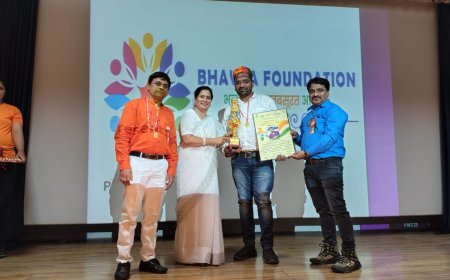 बड़वाह - नवाचारों से बदली शिक्षा की तस्वीर, विकास शर्मा को किया "भारत श्री सम्मान" से अलंकृत