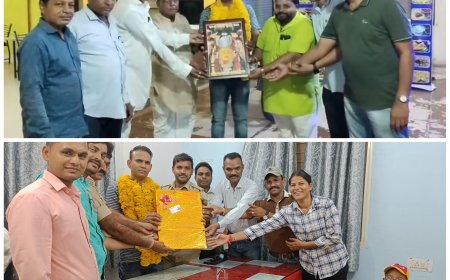 स्थानांतरण पर सेगांव पुलिस चौकी प्रभारी परमार को दी भावभीनी विदाई