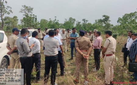 बुरहानपुर में अतिक्रमण हटाने की तैयारी, कलेक्टर-SP-DFO ने किया वन क्षेत्र का निरीक्षण