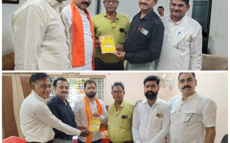 संकल्प भूमि पूजन कार्यक्रम का आमंत्रण महामहिम राज्यपाल को सौंपा गया, 23 जून को मलवाड़ा में होगा आयोजन