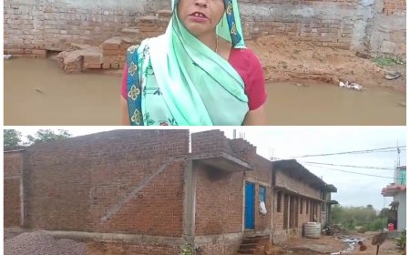 टीकमगढ़: खरगापुर नगर परिषद की लापरवाही उजागर, पहली ही बारिश में भरा 5 फीट तक पानी