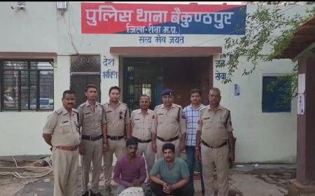 रीवा दो गांजा तस्कर गिरफ्तार 4 किलो गांजा जप्त