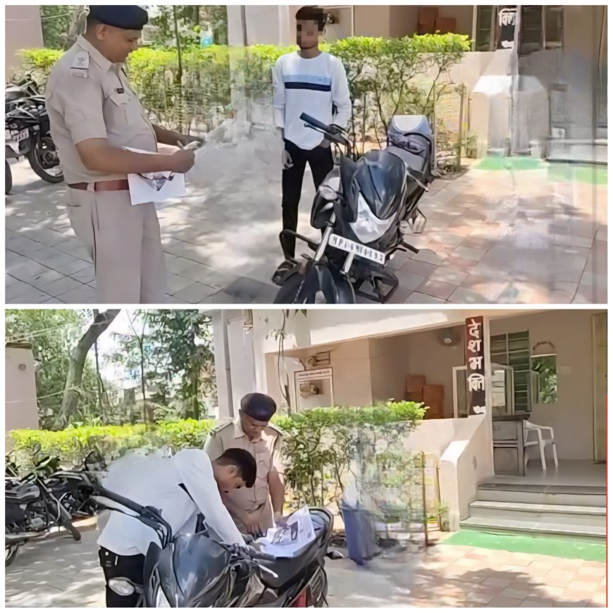 फर्जी तरीके से बाइक अपने नाम कर धोखाधड़ी करने वाला आरोपी गिरफ्तार