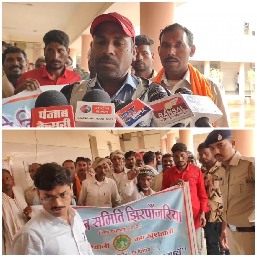 झिरपंजरिया के ग्रामीणों ने वनरक्षक का तबादला रुकवाने की लगाई गुहार