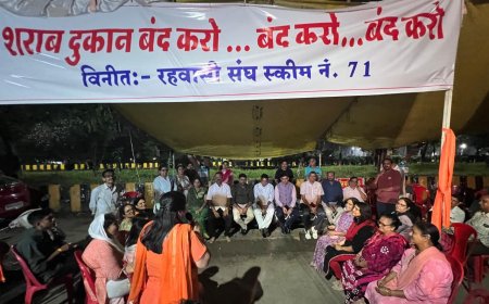 महापौर के हस्तक्षेप से बंद हुई स्कीम नंबर 71 की शराब दुकान, रहवासियों ने जताया आभार