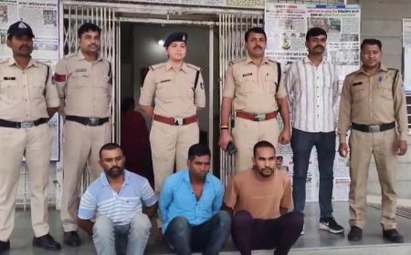 पीथमपुर: एक साल से फरार 3 आरोपी गिरफ्तार, लोहे की रॉड और तलवार से किया था हमला