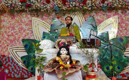 सेंधवा: शिव महापुराण कथा का भव्य शुभारंभ, शिव भक्ति में डूबा नगर