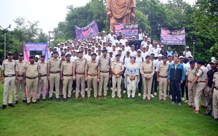 रीवा - पुलिस का चला अभियान नशा और अपराध मुक्त हो समाज