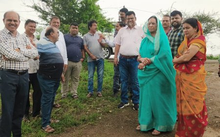 नपा: कान बाई माता एवं दशा माता विसर्जन की तैयारियों का जायजा, अध्यक्ष ने दिए वैकल्पिक व्यवस्था के निर्देश