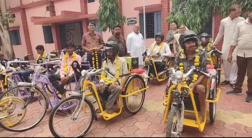 सेगांव: दिव्यांगजनों को कृत्रिम अंग एवं सहायक उपकरण वितरित, एलिम्को उज्जैन के सहयोग से हुआ आयोजन