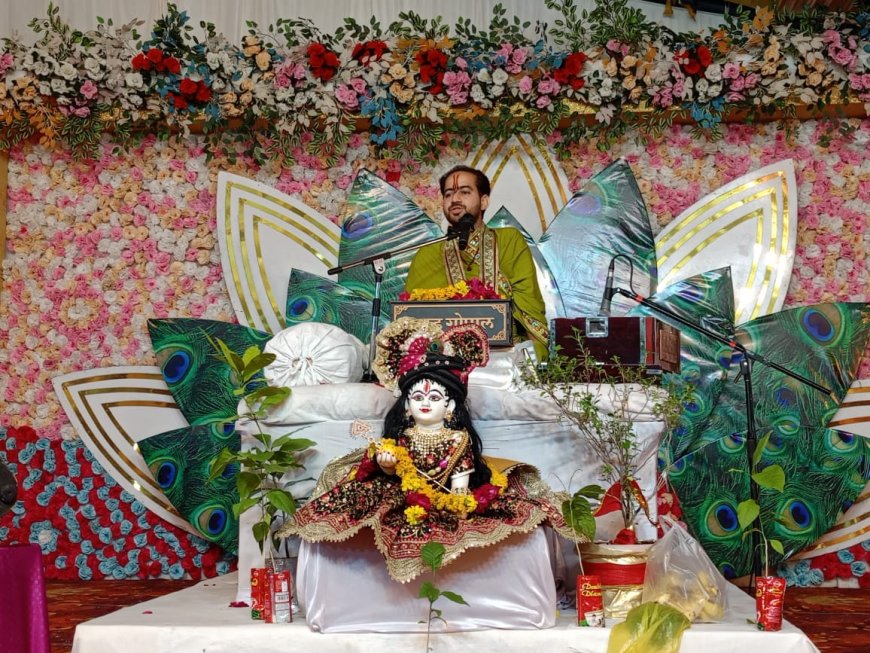 सेंधवा: शिव महापुराण कथा का भव्य शुभारंभ, शिव भक्ति में डूबा नगर