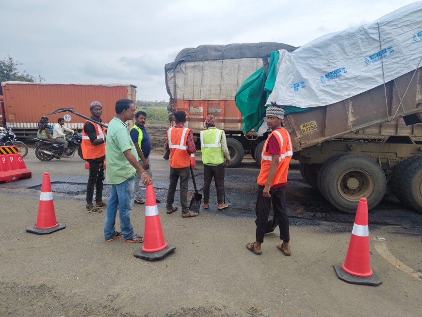 राष्ट्रीय राजमार्ग 03 के बिजासन–सेंधवा मार्ग की मरम्मत शुरू, पीएमओ की त्वरित कार्रवाई से जनता को राहत