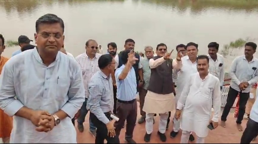 मोहना संगम पर्यटन स्थल का सांसद ने किया निरीक्षण, दिए आवश्यक सुधार के निर्देश