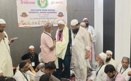 सेंधवा के अब्दुल गफ्फार खत्री का दिल्ली में सम्मान