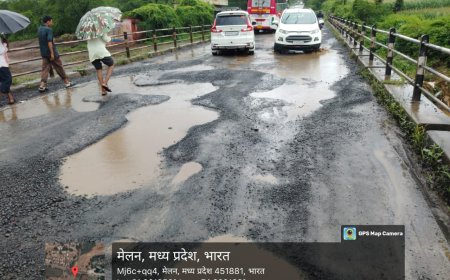 बड़वानी: सेंधवा-खेतिया हाईवे की बदहाली, शिकायतों के बावजूद नहीं हुई मरम्मत कार्य