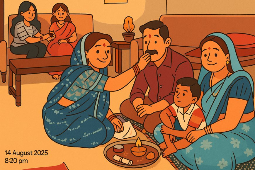 बिजासन घाट पर पूनम से अष्टमी तक रक्षाबंधन पर्व की अनूठी रौनक