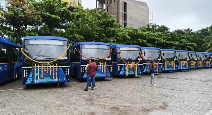 इंदौर को मिली 50 नई सिटी बसों की सौगात, मुख्यमंत्री मोहन यादव ने दिखाई हरी झंडी