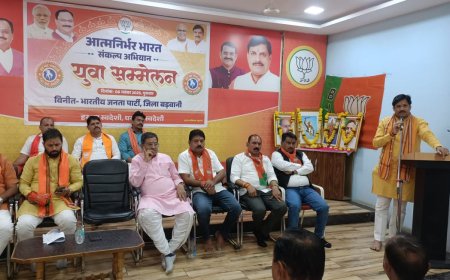 भगवान बिरसा मुंडा जयंती और जनजातीय गौरव दिवस को लेकर भाजपा की जिला बैठक सम्पन्न