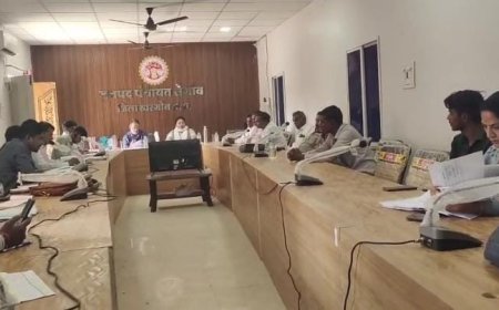 जनपद पंचायत की मासिक बैठक संपन्न