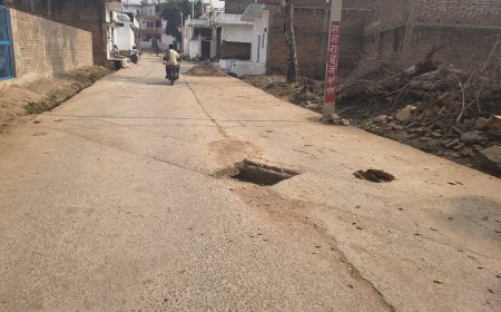 खुले चेंबर बने हादसों का कारण, नगर परिषद नहीं दे रही ध्यान