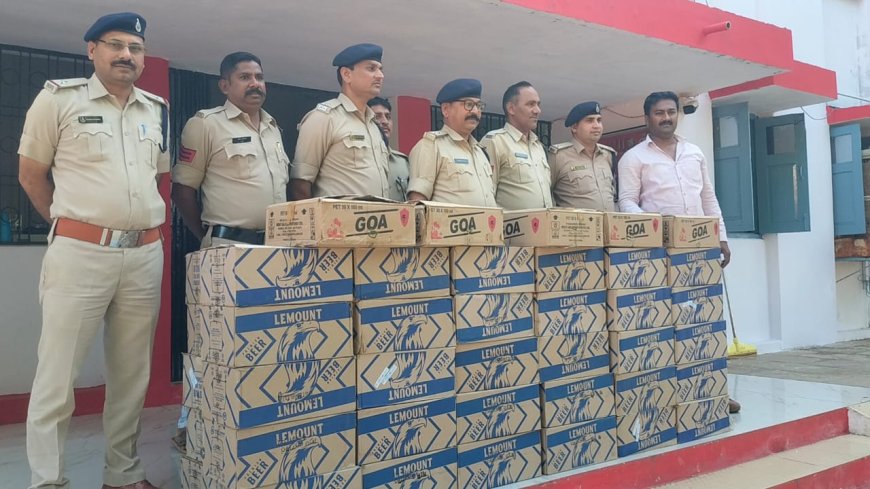 अवैध शराब परिवहन के खिलाफ बड़वानी पुलिस की बड़ी कार्रवाई