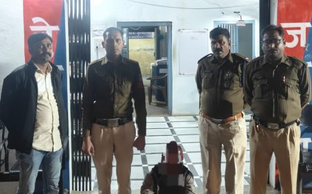 जुलवानिया पुलिस की बड़ी कार्रवाई: तीन अवैध पिस्टल के साथ आरोपी गिरफ्तार