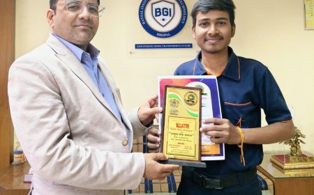 अमेरिका से आया बुलावा: पलेरा के युवा वैज्ञानिक प्रखर विश्वकर्मा ग्लोबल फिजिक्स समिट 2026 में होंगे शामिल