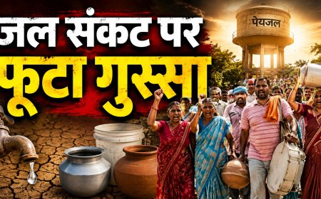 Badwani जल संकट पर फूटा गुस्सा, कांग्रेस ने नगर पालिका में मटके फोड़कर किया प्रदर्शन