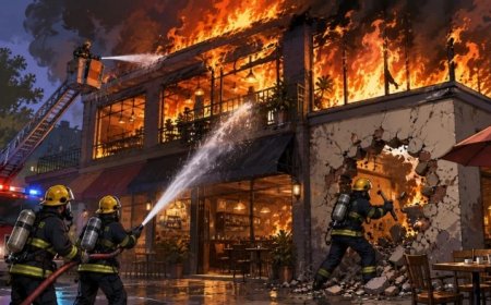 Bhopal Fire News: लालघाटी चौराहे के रेस्टोरेंट में लगी आग, फायर ब्रिगेड की 5 गाड़ियों ने पाया काबू