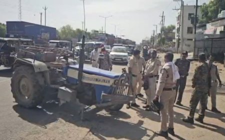 मुरैना में खनन माफिया की दुस्साहस: चेकिंग कर रही RTO टीम पर ट्रैक्टर चढ़ाने का प्रयास, गाड़ी को मारी टक्कर