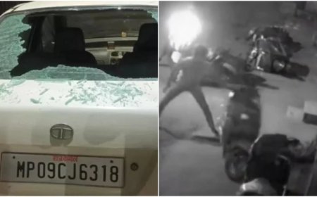 इंदौर में रात के अंधेरे में बदमाशों का आतंक: कांबिंग गश्त के बीच मचाया उत्पात, घरों के बाहर खड़ी कारों के फोड़े कांच