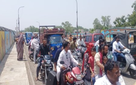 Ratlam Chakka Jam: 2 घंटे तक सैलाना रोड पर लगा लंबा जाम; हादसे में युवक की मौत के बाद परिजनों ने किया प्रदर्शन