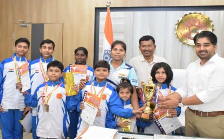 Singrauli News: 12वीं माउंट एवरेस्ट इंटरनेशनल कराटे चैंपियनशिप में सिंगरौली के बच्चों ने लहराया तिरंगा