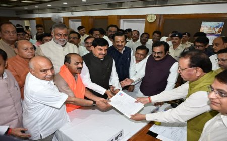 MP Rajya Sabha Election: बीजेपी के तीसरे उम्मीदवार महेश केवट ने भरा नामांकन, बोले- राम ने निषाद राज को गले लगाया