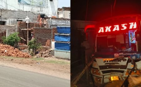 Mandla Road Accident: बम्हनी बस स्टैंड के पास बड़ा हादसा टला, नागपुर जा रही बस मकान में घुसी